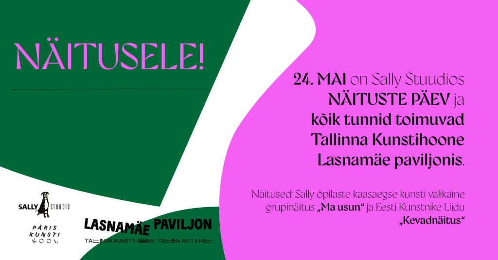 24. mai N2itusele Näitusepäeva banner
