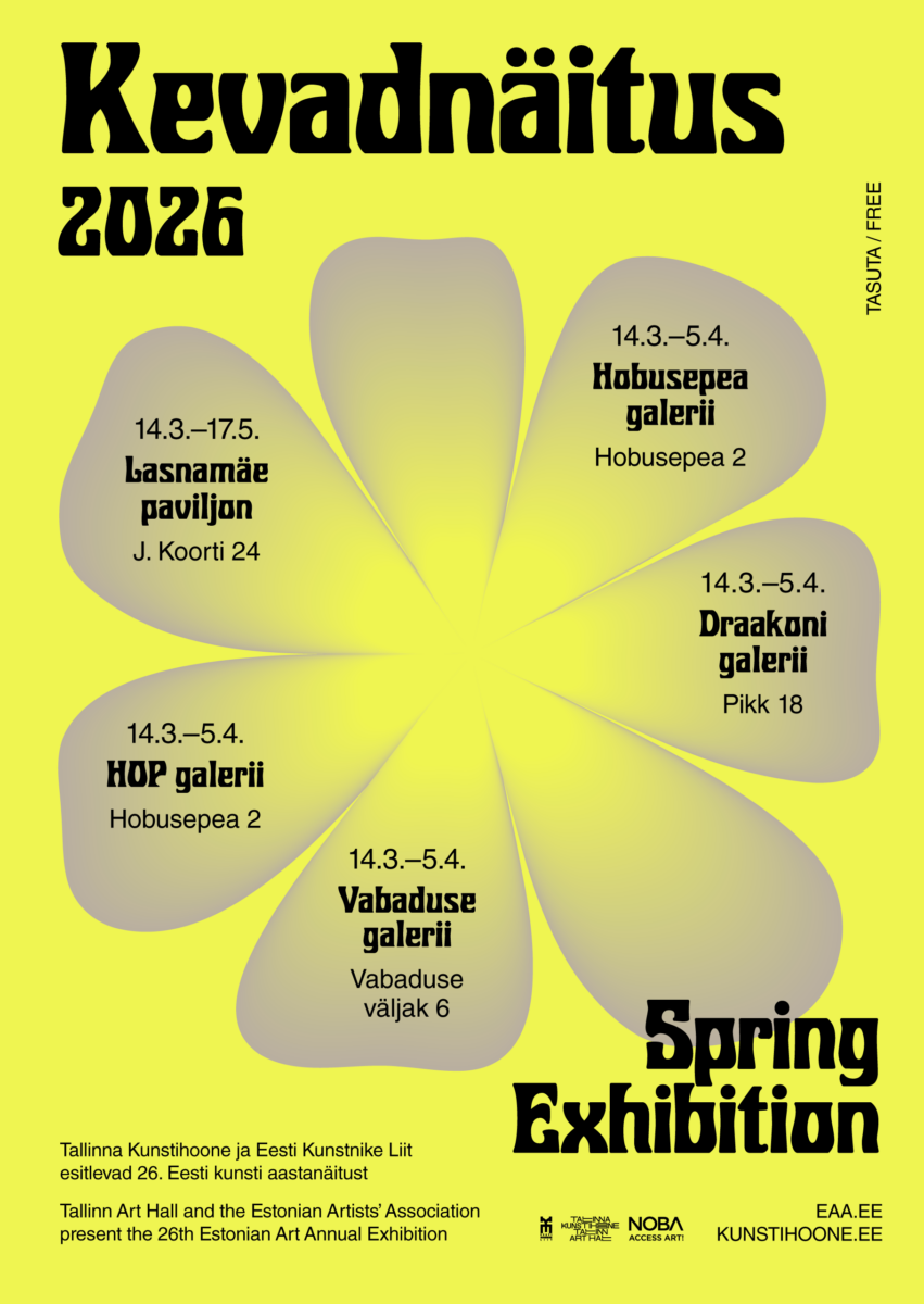 kevad-2026-a2-digiplakat-1-851×1200 Kevadnäituse plakat kollasel taustal